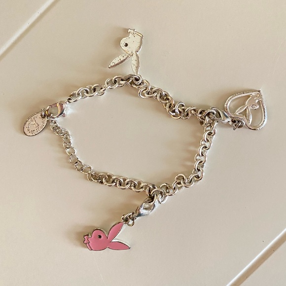 PLAYBOY Jewelry Playboy Bunny Vintage Charm Bracelet Poshmark